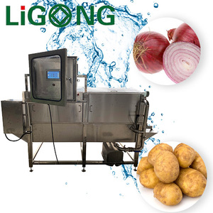 Industrial Fruit washing machine Box type Vegetable Potato Spray Washing green leafy vegetable box spray cleaning Machine