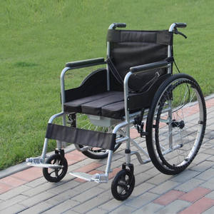 Fauteuil Roulant Manuel en Acier Standard pour Hôpital Fauteuil Roulant Actif Léger et Portable pour Personnes Âgées - Product Image 2