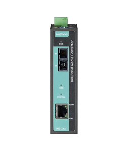 MT-IMC-21A-S-SC Nuevo Convertidor de Medios de Fibra Óptica Monomodo Industrial de 10/100Mbps Ethernet, 2 Puertos, Conector SC, IP30, Metálico - Product Image 4