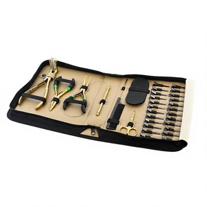 Kit d'outils pour extensions de cheveux en acier inoxydable à usage commercial, design personnalisé, mini-ciseaux, pince nano à 3 trous, extensions de cheveux adhésives - Product Image 1
