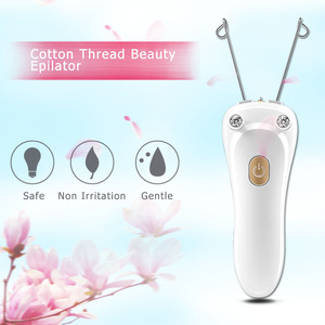 Depiladora Eléctrica de <span class=keywords><strong>Hilo</strong></span> de Algodón, Máquina Portátil para Depilación Facial y Corporal, Depiladora de <span class=keywords><strong>Hilo</strong></span> para Mujeres, Depilación de Manos, Piernas y Axilas - Product Image 2