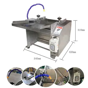 Electric fresh cuttlefish skin peeling machine for squid salmon