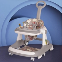 Trotteur musical éducatif précoce 4 en 1 trottinette multifonction pour bébé poussette pour bébé