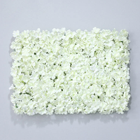 Panneau mural de décoration événementielle DREA en gros, fleurs artificielles en soie d'hortensia, arrangement de toile de fond pour mariage