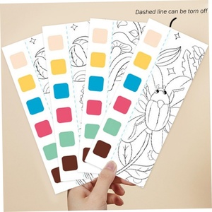 Libro <span class=keywords><strong>para</strong></span> colorear de agua mágico de bolsillo portátil y fácil de usar de alta calidad con pinturas y juego de pintura de colores de agua - Product Image 4