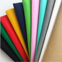 Tissu TNT en PP non tissé, motifs croisés/à pois/unis, résistant au rétrécissement, papier peint de haute qualité, décoration intérieure