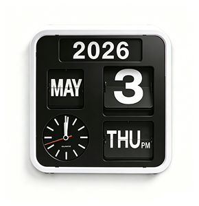 <span class=keywords><strong>Reloj</strong></span> de Pared con Calendario de Hojas Intercambiables para Decoración del Hogar - Product Image 5