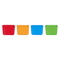 Mini seau de stockage de petite taille à code couleur pour outils de nettoyage