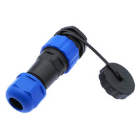Prise étanche 1pin 2pin 3pin 4pin 5pin 6 7 9 10 12 14pin connecteur étanche SP20 écrou arrière IP68 connecteur de câble prise de courant