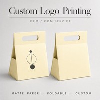 Sac de courses en papier enduit imperméable écologique imprimé sur mesure avec fermeture magnétique, votre propre logo, recyclable, électronique grand public