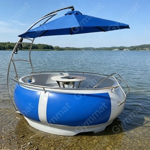Bateau Donut Électrique Portable en PE à Faible MOQ, Idéal pour la Vente ou les Événements d'Entreprise et de Team Building - Product Image 4
