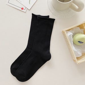 Calcetines de seda helada de color Morandi para mujer, finos, hasta la pantorrilla, para primavera, verano y otoño - Product Image 2