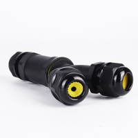 Johnn Großhandel IP68 ZYY1 Serie Außenbeleuchtung Wasserdichter Messingkontakt 32A 450V Nylon Stecker/Buchse Stromkabelverbinder OEM