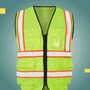 مرحبا فيس سترة عاكسة بناء الطريق السريع الطريق واجب سلامة العمل سترة الفلورسنت - Product Image 2