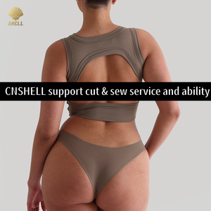 Top Corto Casual Luluxixiyaya Senza Maniche con Apertura sul Collo e Schiena Scoperta, Larghezza 2cm, Maglietta Traforata Mini Canotta da Donna - Product Image 2