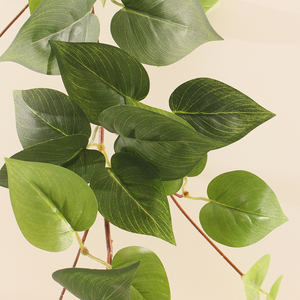 Venta al por mayor largo artificial verde vid maní hoja vid <span class=keywords><strong>plantas</strong></span> de imitación al aire libre interior pared colgante techo Decoración - Product Image 4