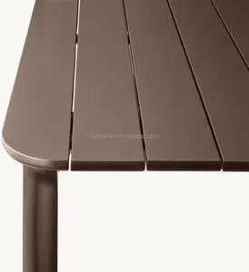Sassanid Aluminio Muebles de exterior Diseño contemporáneo <span class=keywords><strong>Lagos</strong></span> Aluminio Rectangular Comedor Set - Product Image 3