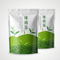 Aangepaste Organische Matcha Poeder Opstaande Zakjes-100G/250G/500G/1Kg Premium Hersluitbare Matcha Groene Thee Verpakkingstassen
