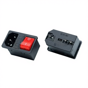 Prise femelle AC, prise industrielle médicale avec double fusible, prise plastique standard CN, marque JinChen pour pièces automobiles - Product Image 4