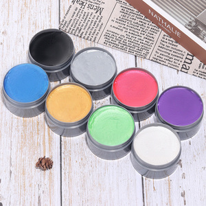 120g prezzo di fabbrica di argilla per <span class=keywords><strong>capelli</strong></span> usa e getta tinto <span class=keywords><strong>capelli</strong></span> <span class=keywords><strong>cera</strong></span> blu reale <span class=keywords><strong>capelli</strong></span> blu fango 8 colore diverso per le donne degli uomini - Product Image 1