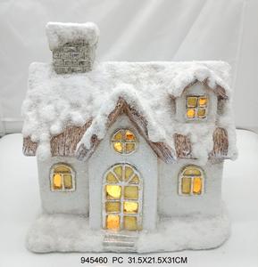 Decoración de casa iluminada, decoración de cerámica para Navidad, Otoño, casa - Product Image 3