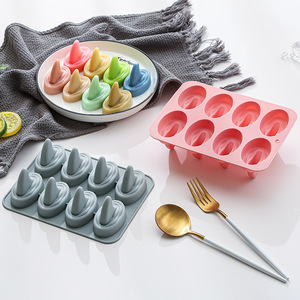 Moldes de Silicona Antiadherentes con Diseño de Aleta de Tiburón, Reutilizables, de Grado Alimenticio, Lindos Moldes Magnéticos de Silicona para Chocolate, Dulces y Hielo - Product Image 5