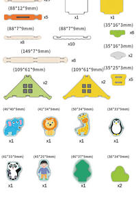 Blocs de construction créatifs <span class=keywords><strong>en</strong></span> <span class=keywords><strong>bois</strong></span>, jouets éducatifs pour enfants, petit architecte, empilage, assemblage, modèle de zoo, jouet d'apprentissage précoce - Product Image 3