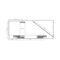 Panel LCD TFT IPS LVDS 10,3 Inci 1280x480 dengan Kecerahan 800cd/m, Mendukung Rentang Suhu Lebar -30C hingga +85C