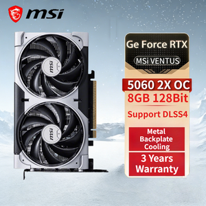 YENİ MSi GeForce RTX 5060 VENTUS 2X 8G OC BEYAZ Masaüstü Oyun Bilgisayarı Bileşenleri Stokta - Product Image 1