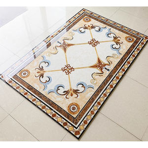 Azulejo de parquet antideslizante de porcelana chapada en oro europeo moderno, baldosas interiores para sala de estar, pasillo, entrada Exterior - Product Image 5