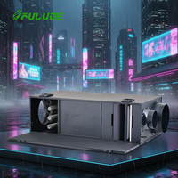 Ventilateur de conduit d'air frais FULUDE PM2.5 avec moteur sans balais, pales en acier, élimination de la brume, stérilisation, pour usage domestique et restaurant, personnalisable ODM/OEM