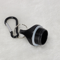 Botella de agua deportiva para bicicleta, sin Bpa, de aleación de aluminio, sublimación en blanco, con mosquetón, 500ml, 750ml, venta al por mayor