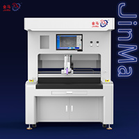 Máquina Dispensadora Visual de 3 Ejes de Alta Velocidad Totalmente Automática con Bomba de Motor y Control PLC, Dispensador de Pegamento CCD para Caja de Cambios de PCB y Motor