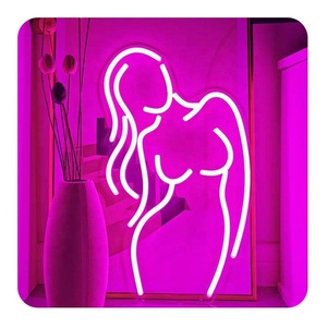DS2023 Electronic Oh Baby Led logo Letter Lash <span class=keywords><strong>Sexy</strong></span> Love Good Vibes Open Activity Anime Lights Happy Birthday Neon Sign - Product Image 6