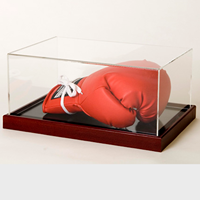 Boîte à gants en acrylique sur mesure RAYYI, directement de l'usine, pour l'affichage ou le laboratoire, avec vitrine de présentation de gants de boxe en acrylique transparent, boîte de rangement