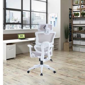 Chaise de bureau pivotante réglable et pivotante, chaise de bureau ergonomique à dossier haut, en maille élégante - Product Image 5