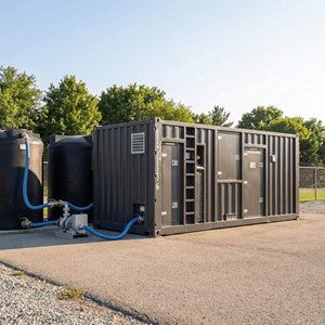 Generador de Biogás y Gas de Síntesis de 200 kVA con Control Automatizado de Cambio de Combustible y Energía Sostenible - Product Image 1