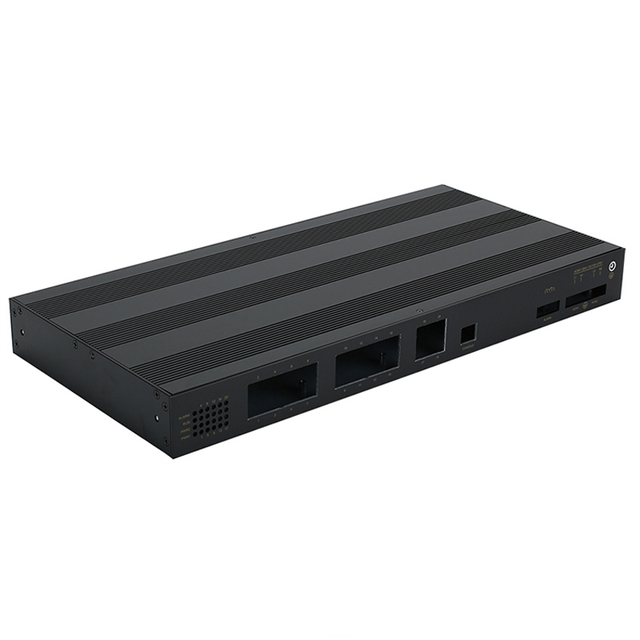 Oem Odm 1u Aluminum Alloy Front Panel Amplificador Chassis Shell Diy Dac Amplifier Case Empty Enclosure IP54 Split Structure