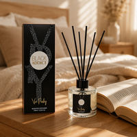 Diffuseur de parfum Via Pinky Black Addict 100 ml, diffuseur parfumé longue durée pour la maison, la chambre à coucher, la salle de bain, décoration