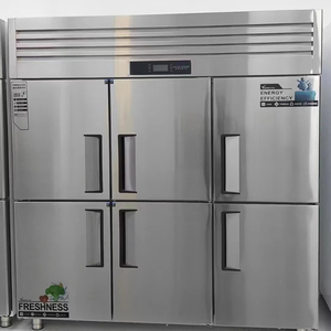 Congelador Vertical Comercial de Acero Inoxidable de Seis Puertas RTK con Control Digital Automático de Temperatura - Product Image 1