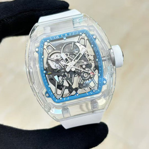 26 OEM-branded top-quality crystal case <b>skeletonized</b> <b>automatic</b> mechanical waterproof <b>watches</b> - Product Image 1