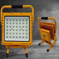 Portable Flood Light SOS Signal Warning Reflector LED External Projector RGB Spotlight Coal Mine Emergency Lamp Pit Pump