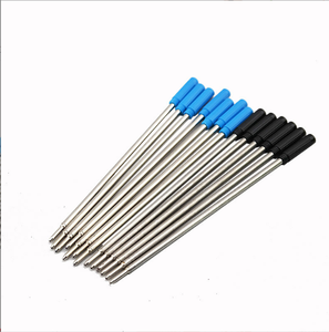 Lage Moq Bal Punt Navulling Zwart Blauw Inkt Metalen Vervangbare Pen Navulling Balpen Voor Voorraad - Product Image 3