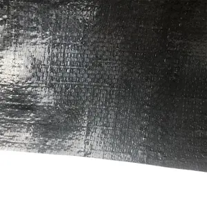 100% Novo HDPE Reforçado Black Fish Farming Pond Liner 10 Anos de Vida 190GSM Forro De Armazenamento De Água