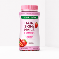 Gummies à la biotine personnalisées à haute puissance favorisant la croissance des cheveux et la force des ongles