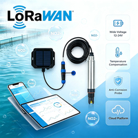 Terminal de surveillance solaire LoRaWAN, capteur de qualité de l'eau pour les ions nitrites avec une précision de 5 % FS