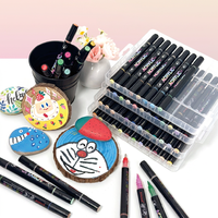 Bestationery Stylo Marqueur Artistique Lavable à Double Pointe pour Peinture Graffiti et Coloriage, Marqueurs d'Art à Double Pointe