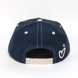 Manufacturer Low Price Wholesale 5 Panel <strong>Pre</strong>-<strong>curved</strong> Brim Soft Front <strong>Unstructured</strong> Cap Unisex Rope Embroidery Logo Snapback <strong>Hats</strong> - Product Image 4