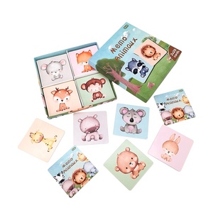 Juego de cartas para niños contra la madurez Juego de memoria de educación temprana Tarjeta flash de papel