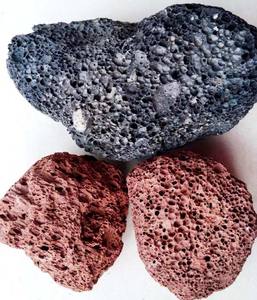 Suministros de jardín de roca volcánica negra natural y roca de <span class=keywords><strong>lava</strong></span> roja para diseño de paisaje - Product Image 1